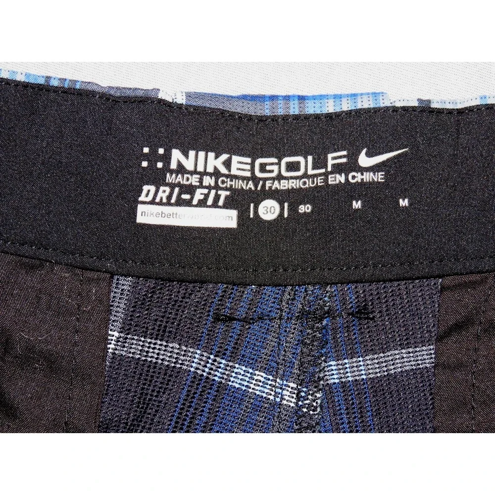 Nike Golf Dri-Fit Plaid Stretch Performance 11